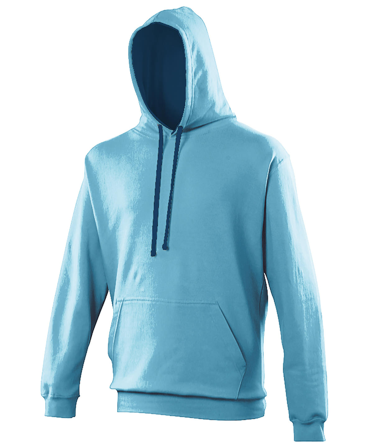 Just Hoods Premium Contrast Varsity Hoodie with Kangaroo Pocket - Image 10