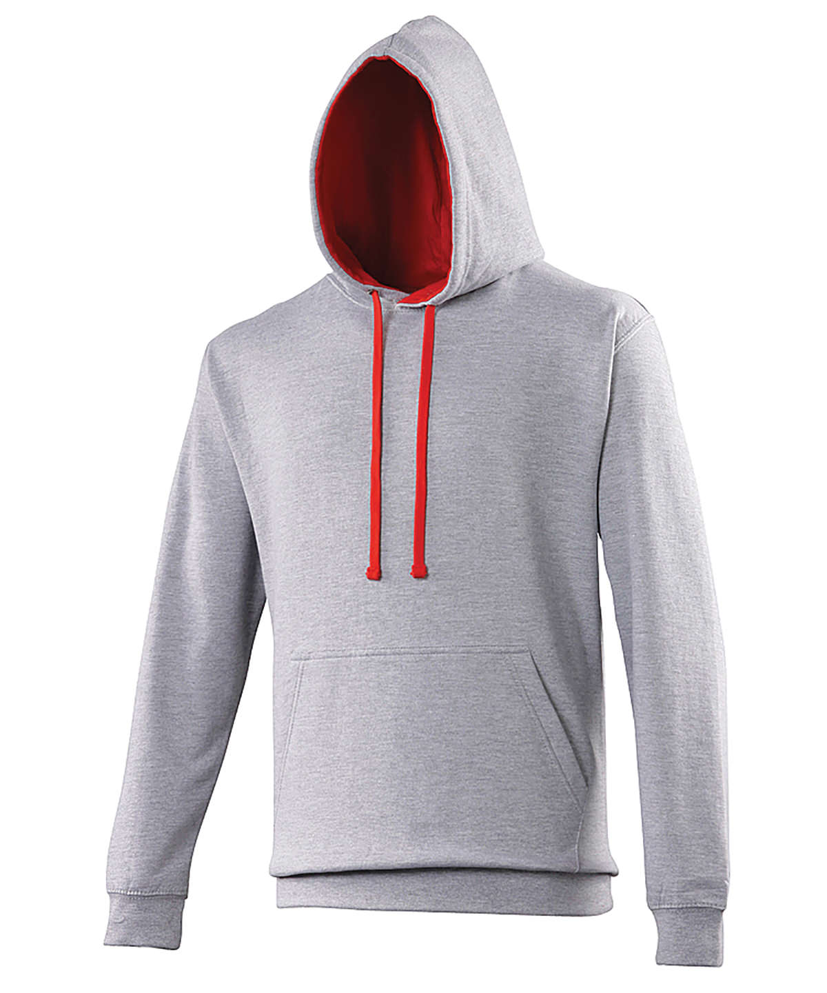 Just Hoods Premium Contrast Varsity Hoodie with Kangaroo Pocket - Image 12