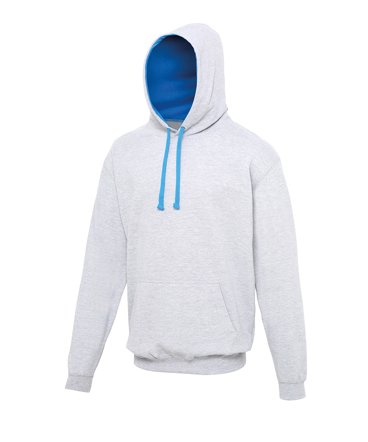 Just Hoods Premium Contrast Varsity Hoodie with Kangaroo Pocket - Image 38