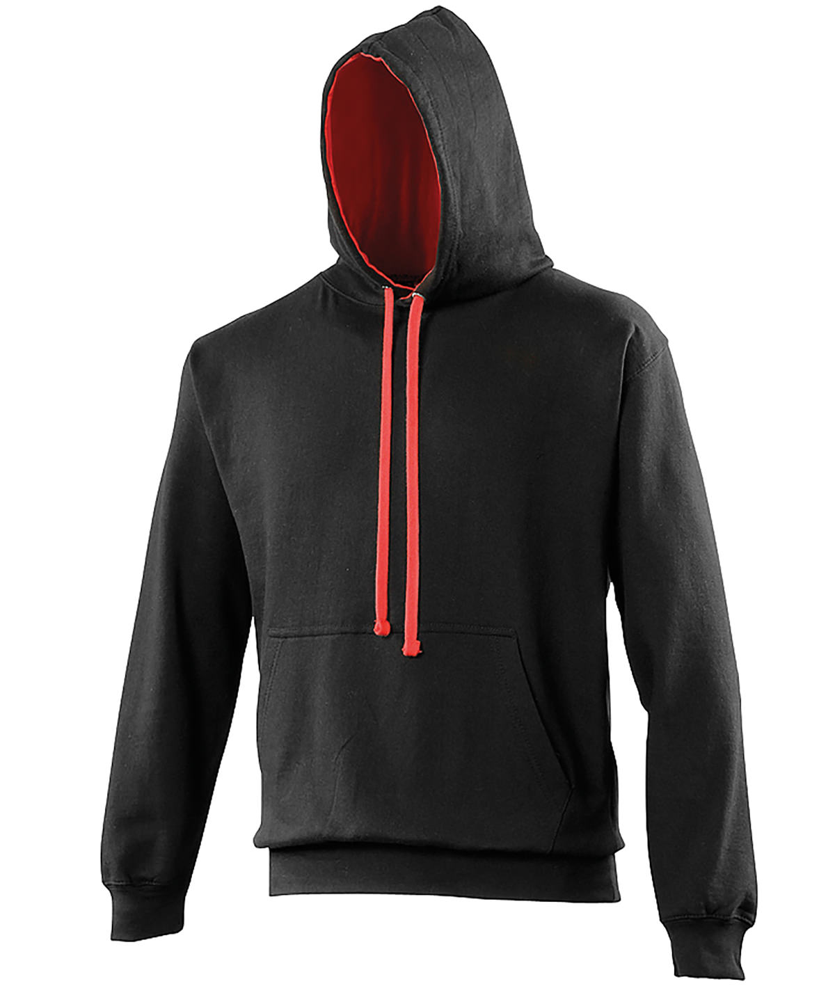Just Hoods Premium Contrast Varsity Hoodie with Kangaroo Pocket - Image 14