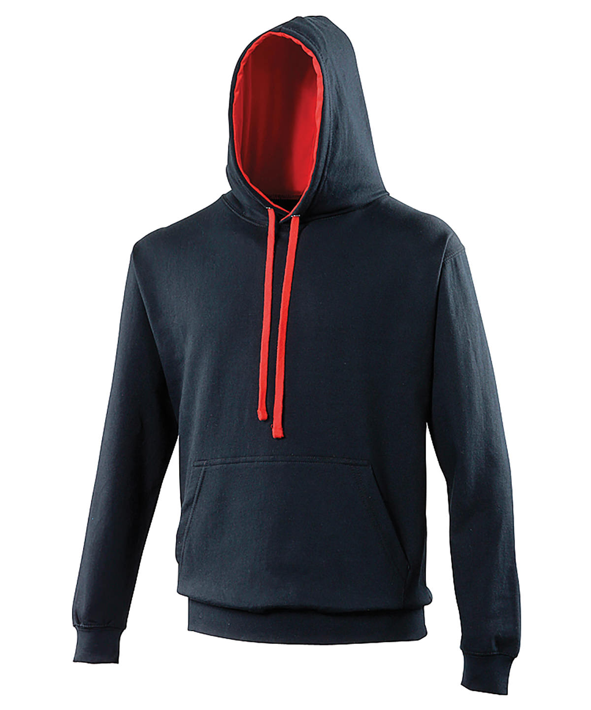 Just Hoods Premium Contrast Varsity Hoodie with Kangaroo Pocket - Image 23