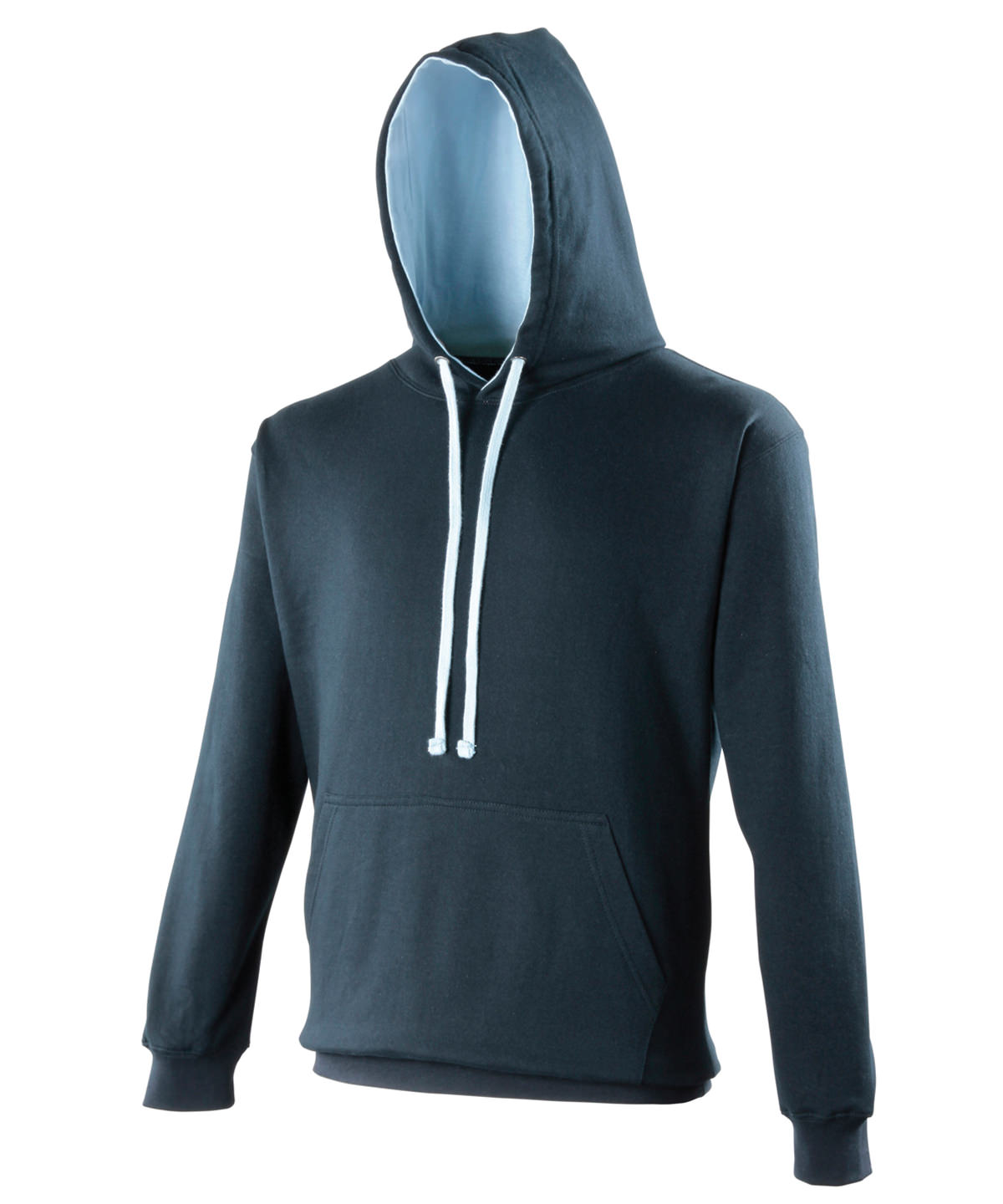 Just Hoods Premium Contrast Varsity Hoodie with Kangaroo Pocket - Image 25