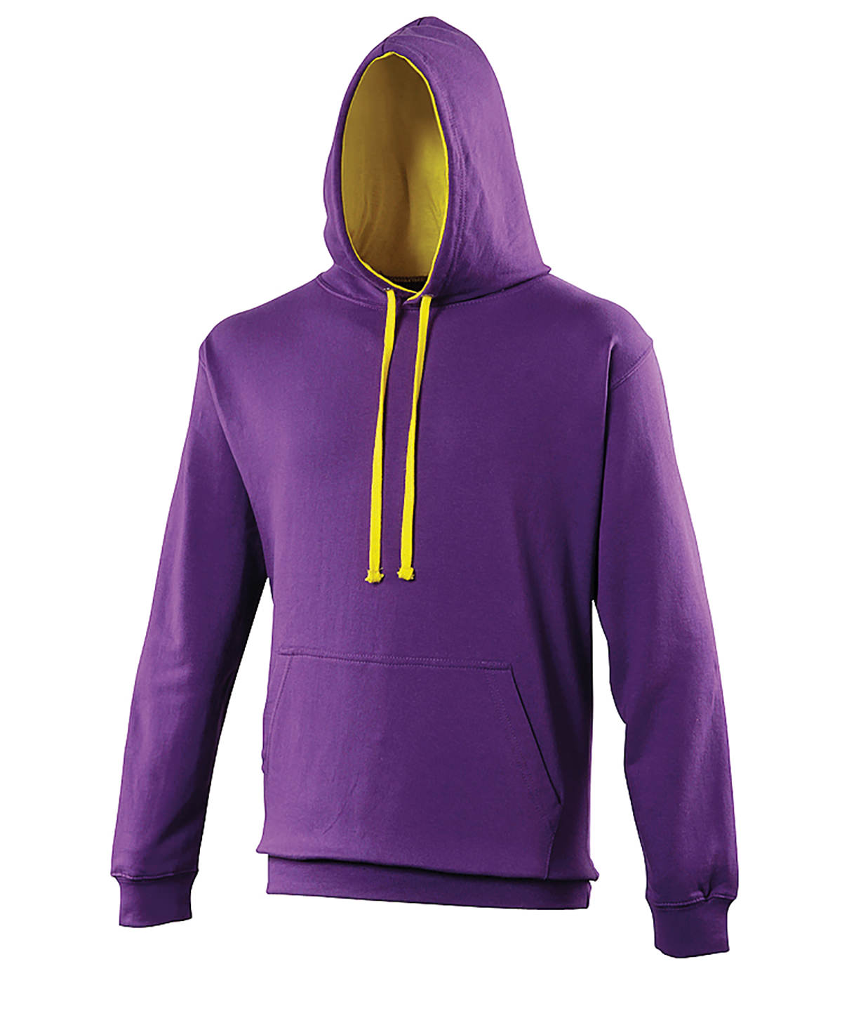 Just Hoods Premium Contrast Varsity Hoodie with Kangaroo Pocket - Image 28
