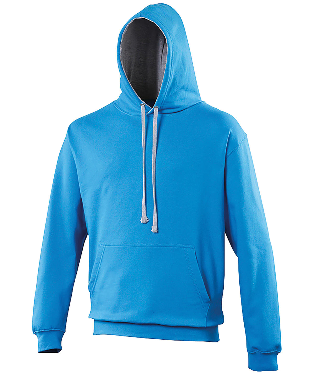 Just Hoods Premium Contrast Varsity Hoodie with Kangaroo Pocket - Image 31