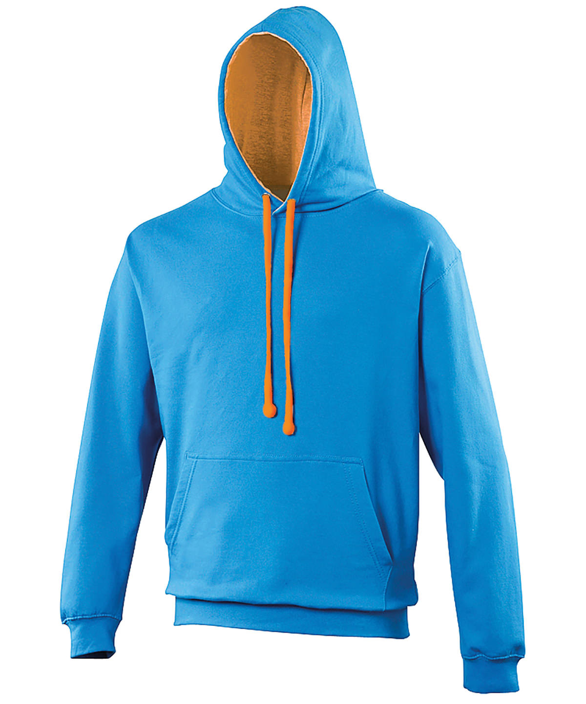 Just Hoods Premium Contrast Varsity Hoodie with Kangaroo Pocket - Image 32