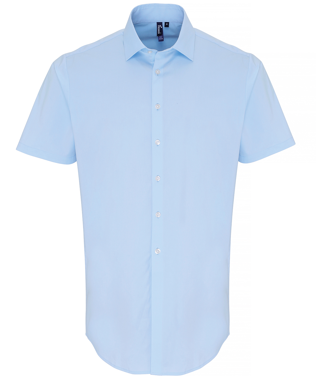 Stretch Fit Cotton Poplin Short Sleeve Shirt - Image 4
