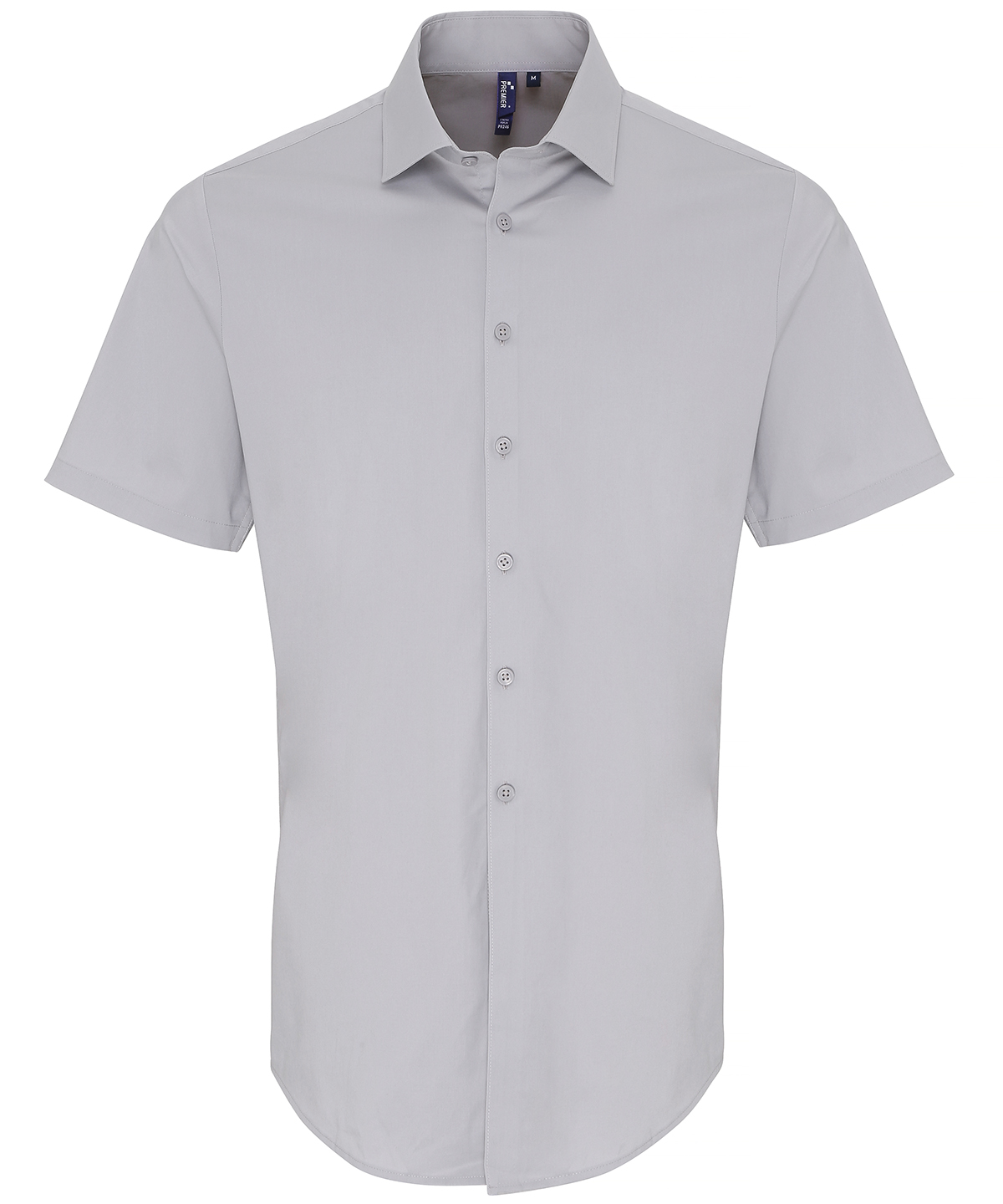 Stretch Fit Cotton Poplin Short Sleeve Shirt - Image 5