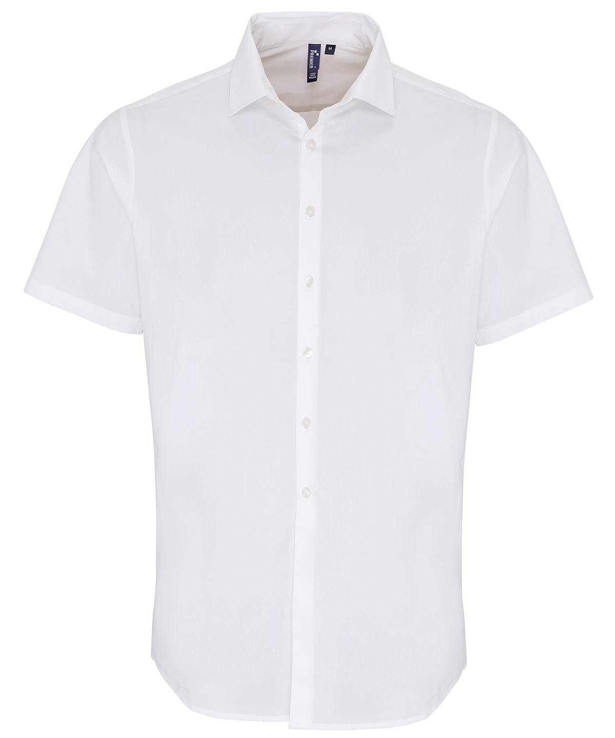 Stretch Fit Cotton Poplin Short Sleeve Shirt - Image 6