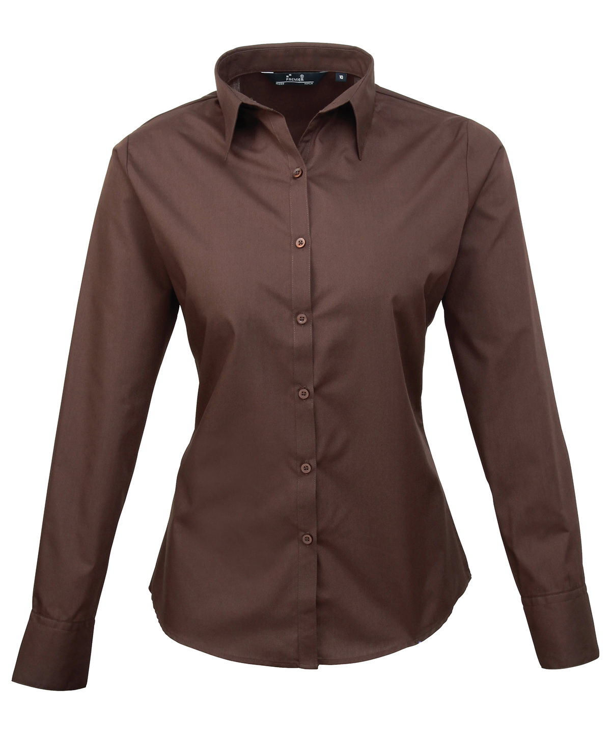 Premier Women's Poplin Long Sleeve Blouse - Image 9