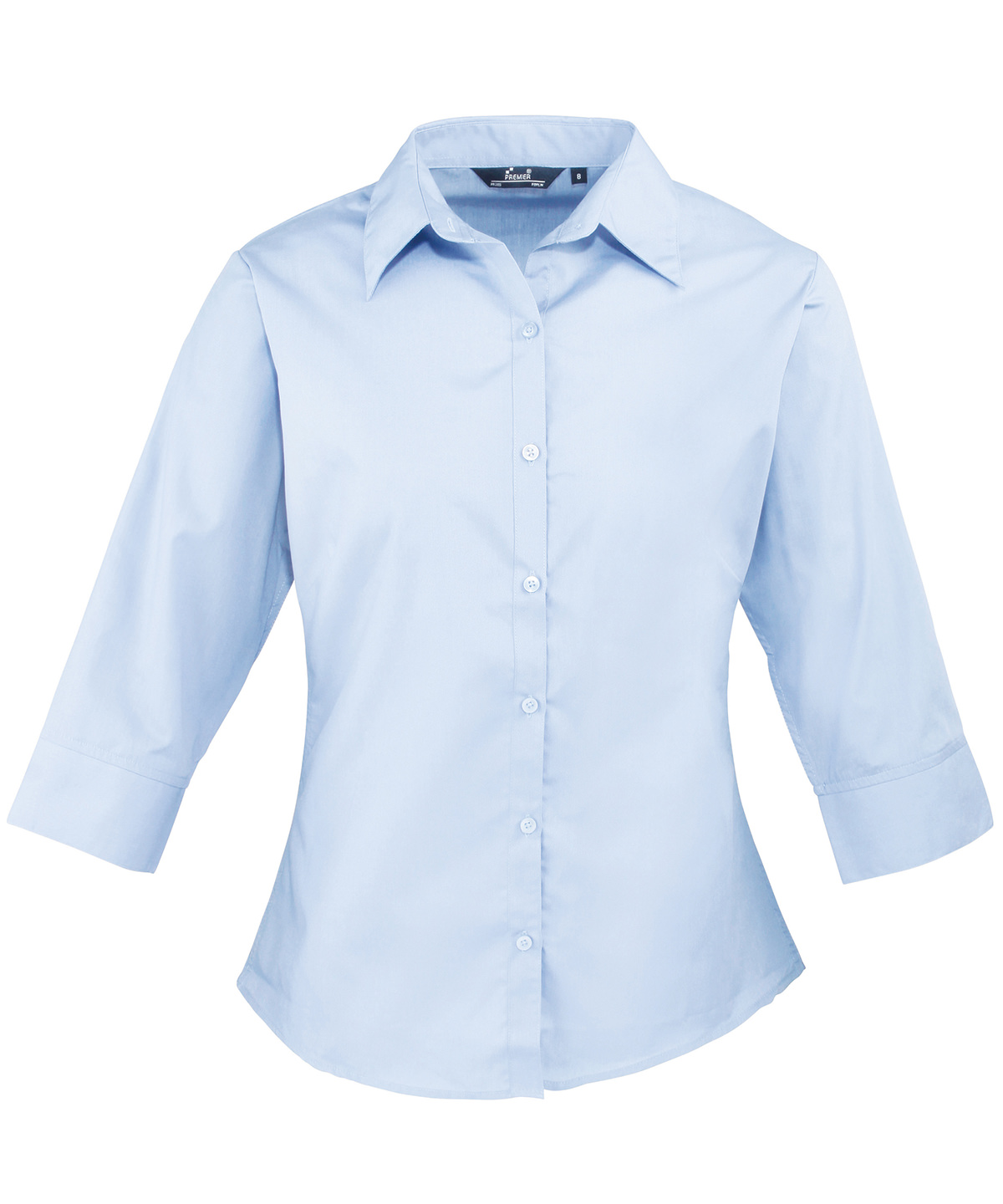 Premier Women's ¾ Sleeve Poplin Blouse - Image 4