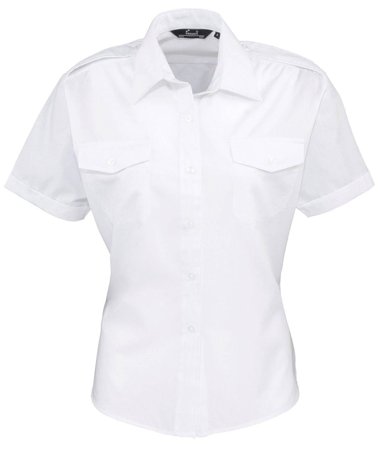 Premier Women's Short Sleeve Pilot Blouse - Image 3