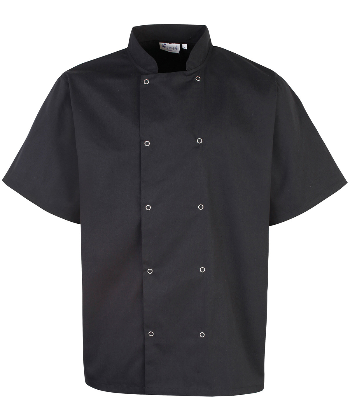 Professional Chef's Studded Short Sleeve Jacket - Image 3