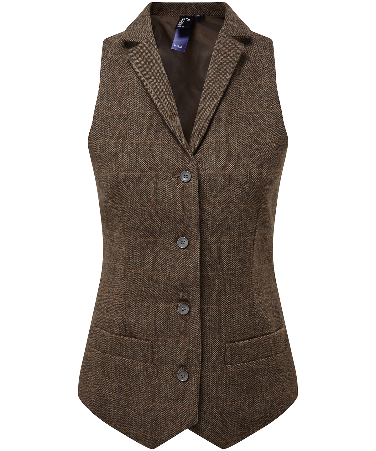 Women's Herringbone Waistcoat - Image 3