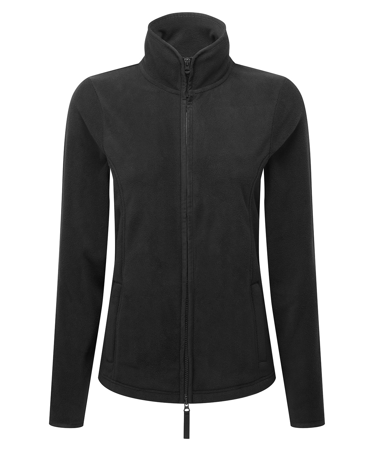 Women's Premium Artisan Fleece Jacket with Contrast Trim - Image 3