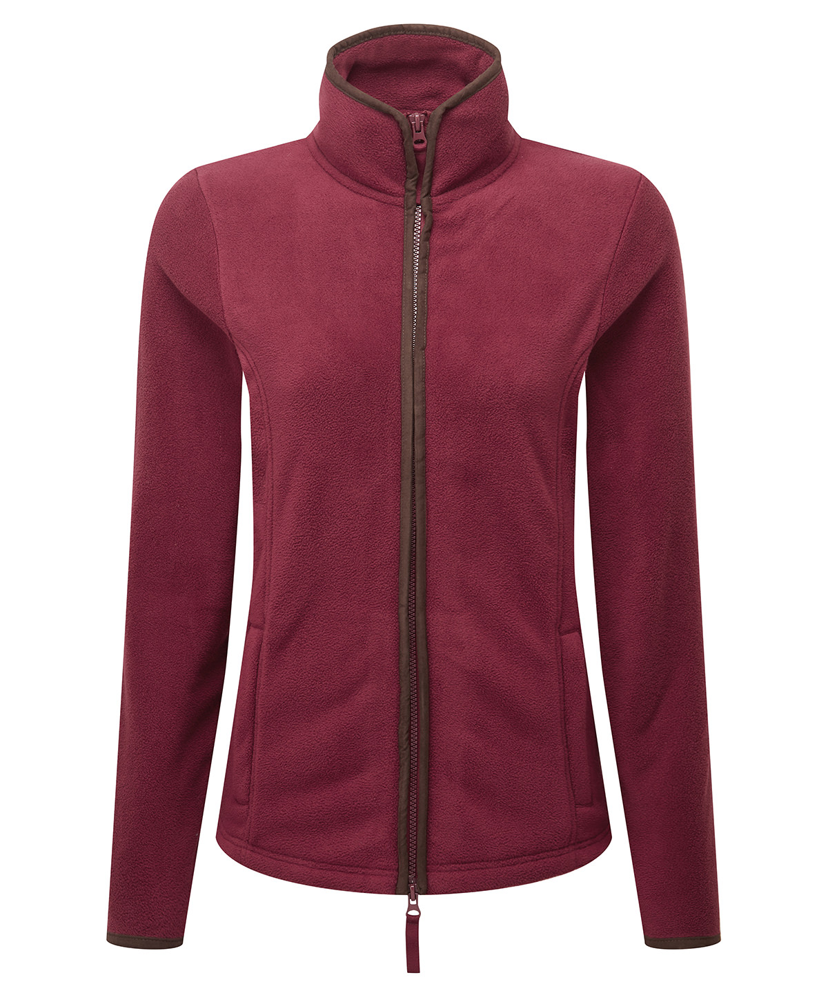 Women's Premium Artisan Fleece Jacket with Contrast Trim - Image 5