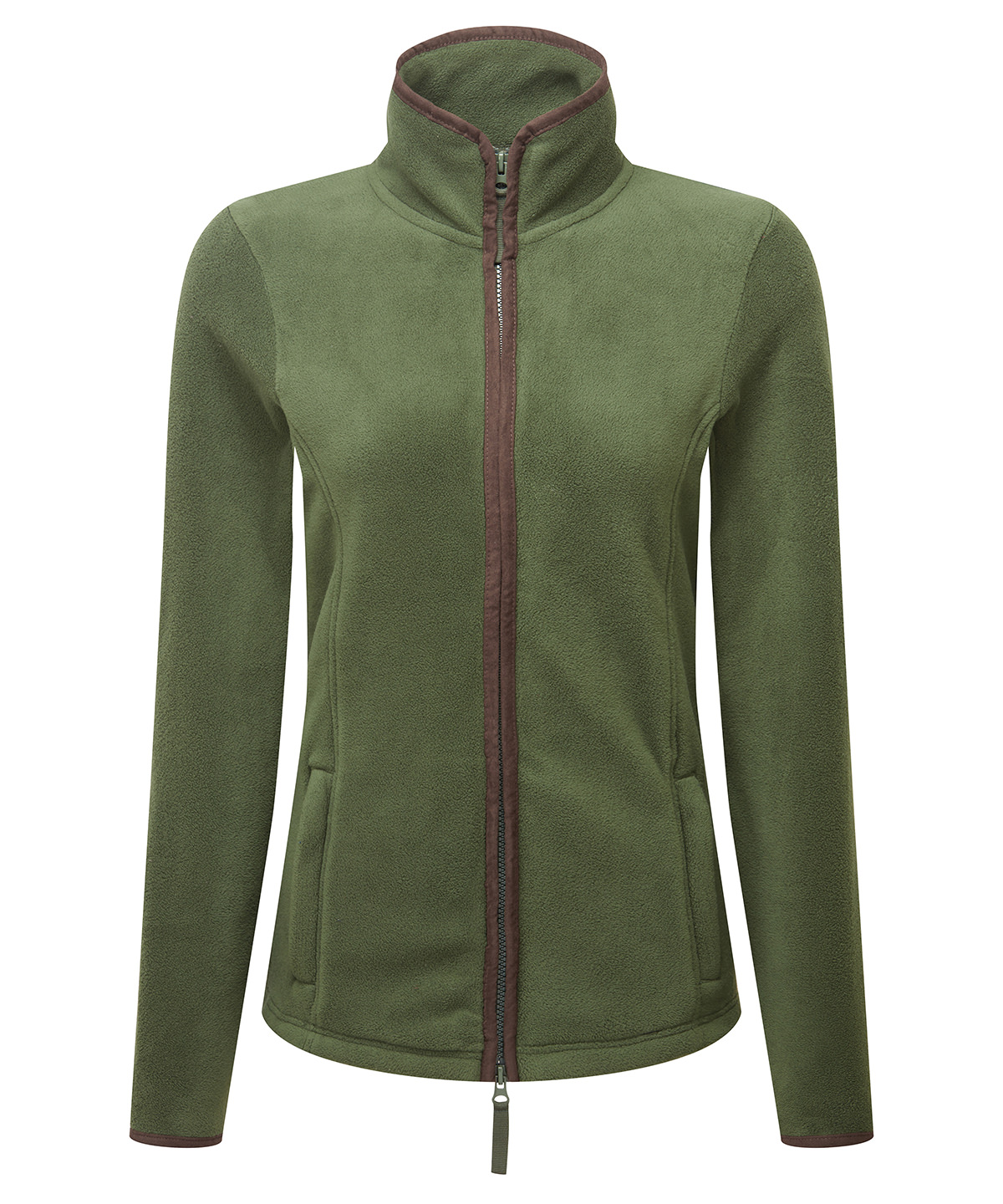 Women's Premium Artisan Fleece Jacket with Contrast Trim - Image 6