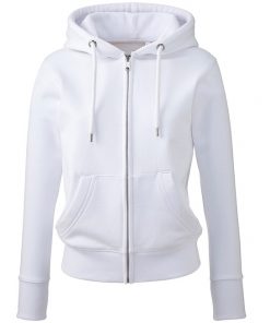 Women's Eco-Friendly Full Zip Anthem Hoodie with Kangaroo Pockets