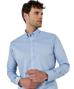 Alternative view of Premium Slim Fit Stretch Oxford Shirt Long-Sleeved