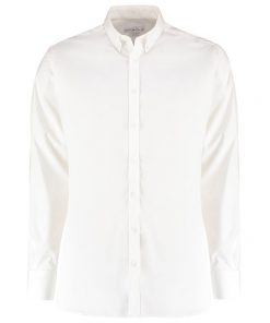 Premium Slim Fit Stretch Oxford Shirt Long-Sleeved
