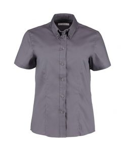 Women's Corporate Oxford Blouse Short-Sleeved (Tailored Fit)