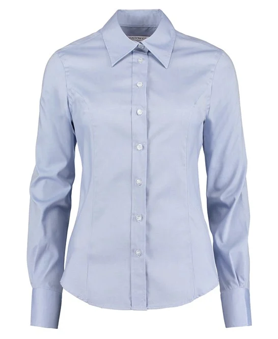 Women's Corporate Oxford Blouse Long-Sleeved (Tailored Fit)