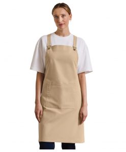 Alternative view of Premier Cross Back 'Barista' Bib Apron