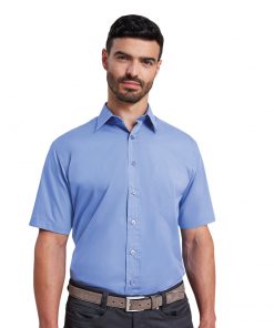 Alternative view of Premier Men's Short Sleeve Poplin Shirt
