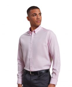 Alternative view of Premier Cotton-Rich Oxford Stripes Shirt