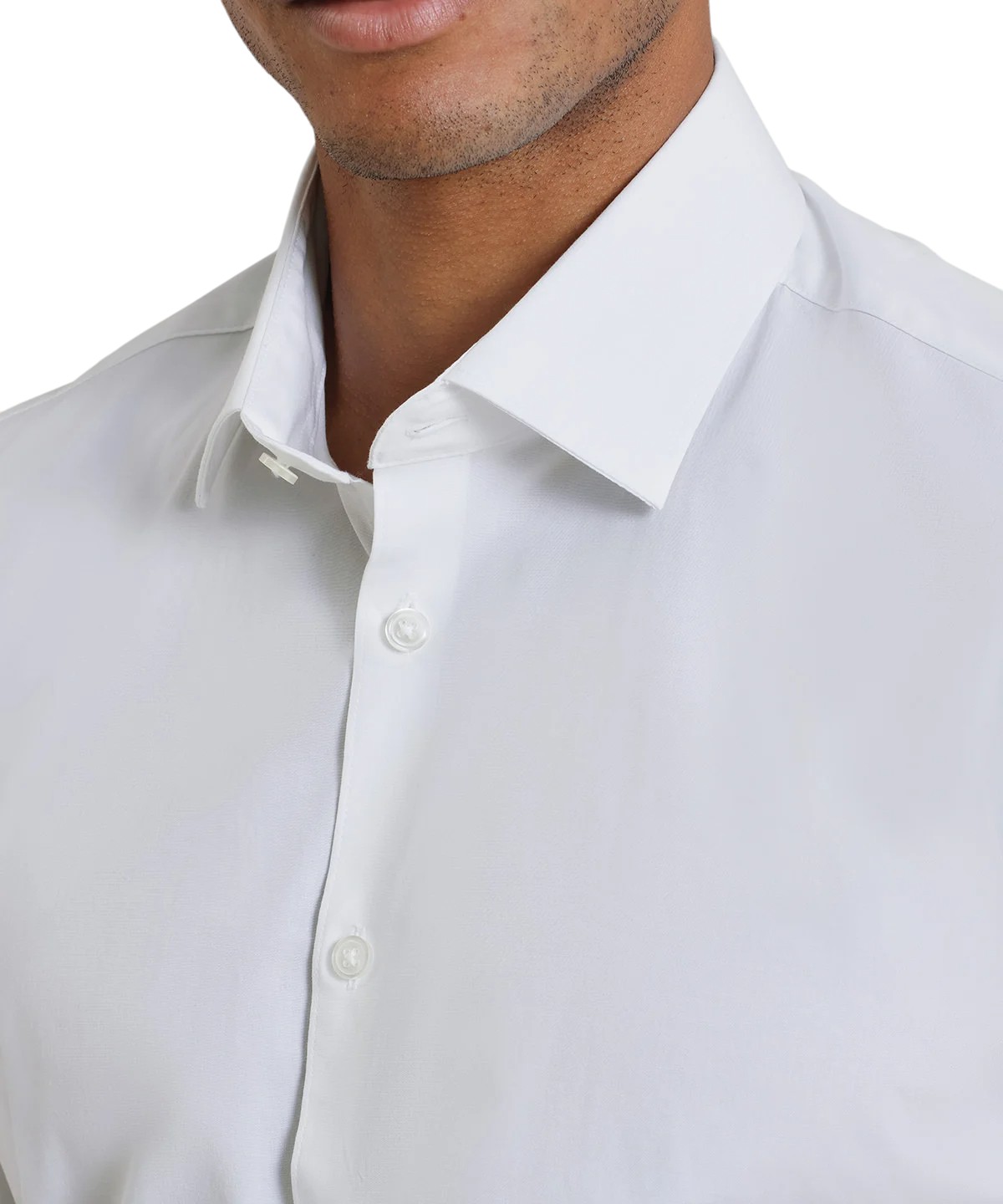 Stretch Fit Cotton Poplin Short Sleeve Shirt - Image 2