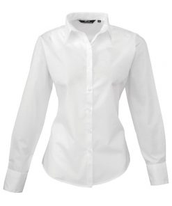 Premier Women's Poplin Long Sleeve Blouse