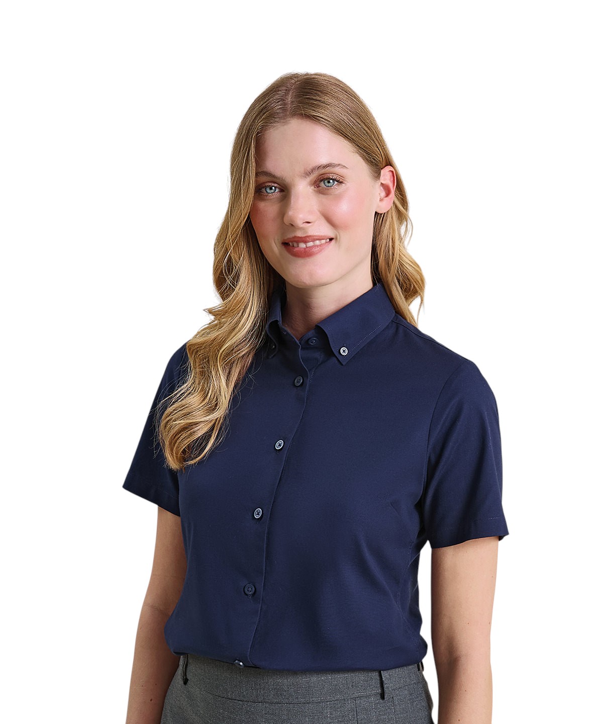 Women's ‘Supreme’ Oxford Short Sleeve Shirt - Image 2