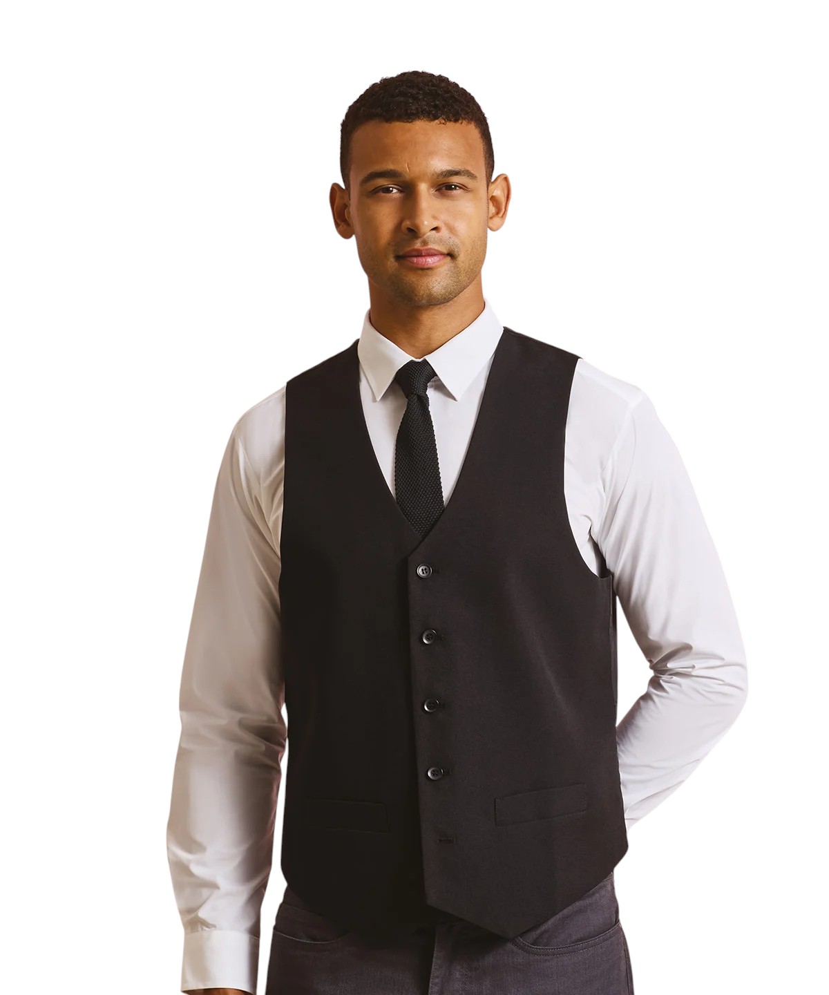 Premier Lined Polyester Waistcoat - Image 2