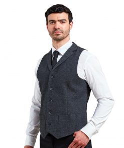 Alternative view of Premier Herringbone Waistcoat