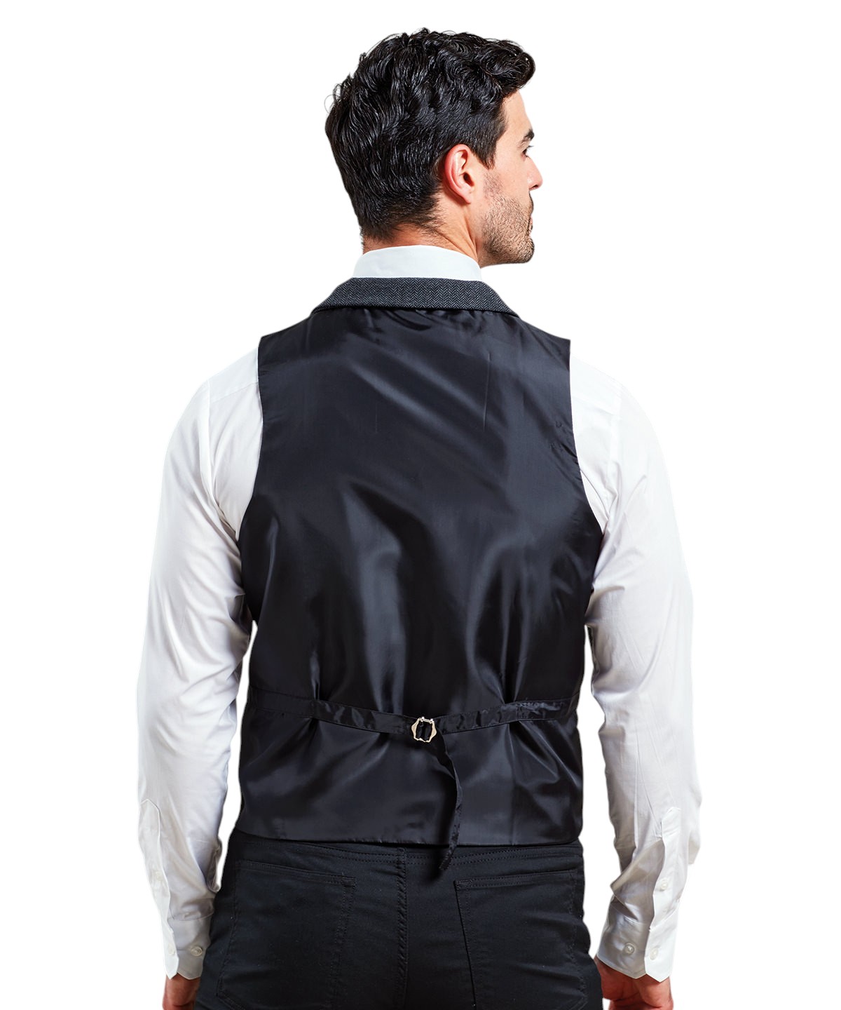 Premier Herringbone Waistcoat - Image 3