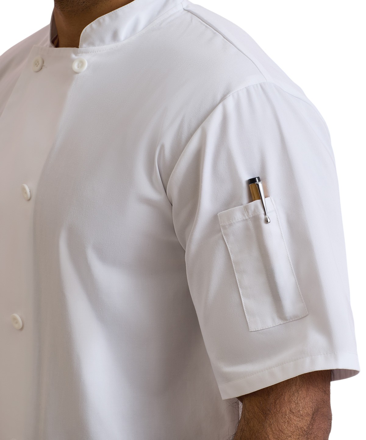 Premier Short Sleeve Chef's Jacket - Image 2