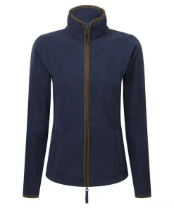 Women's Premium Artisan Fleece Jacket with Contrast Trim