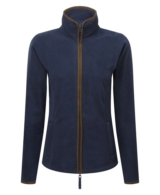 Women's Premium Artisan Fleece Jacket with Contrast Trim