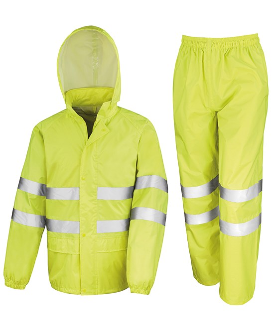Result High-Viz Waterproof Suit