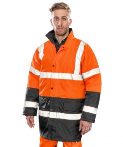 Alternative view of Motorway Two-Tone Safety Coat