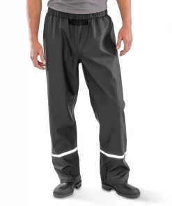 Alternative view of Prism PU Waterproof Trousers With Reflective Bands And Recycled Backing
