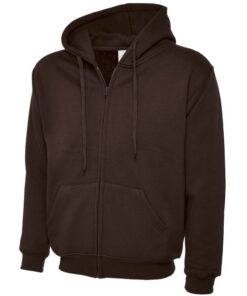 Adults Classic Full Zip Hooded Sweatshirt - Image 5