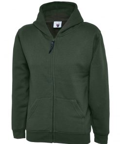 Alternative view of Childrens Classic Full Zip Hooded Sweatshirt