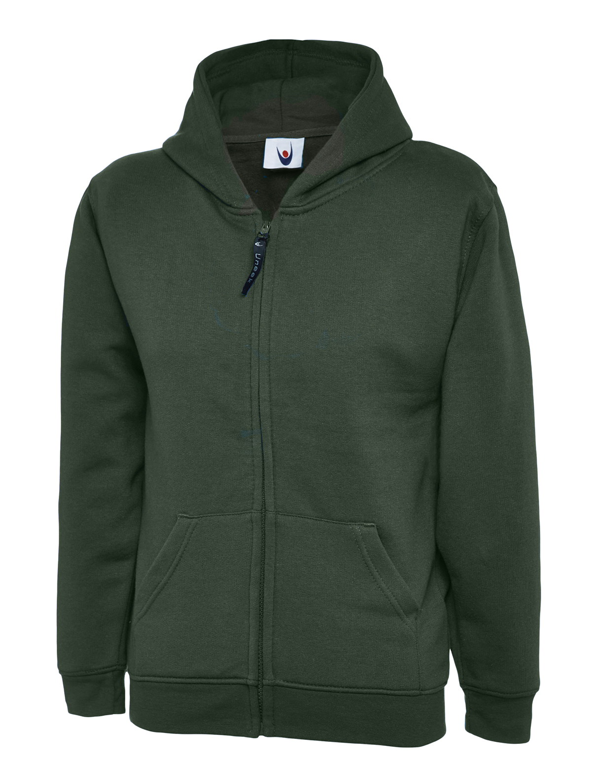 Childrens Classic Full Zip Hooded Sweatshirt - Image 2