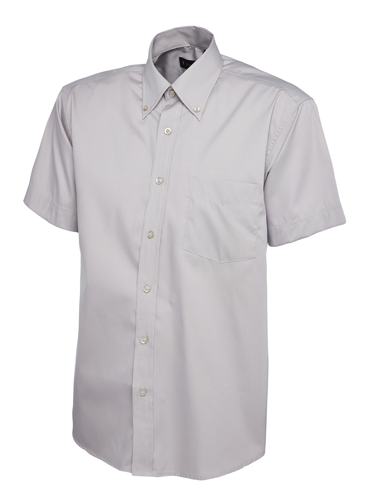 Mens Pinpoint Oxford Half Sleeve Shirt - Image 7