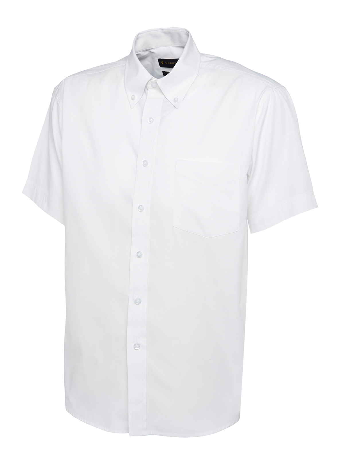 Mens Pinpoint Oxford Half Sleeve Shirt - Image 8