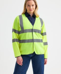 Long Sleeve Hi Vis Safety Waistcoat