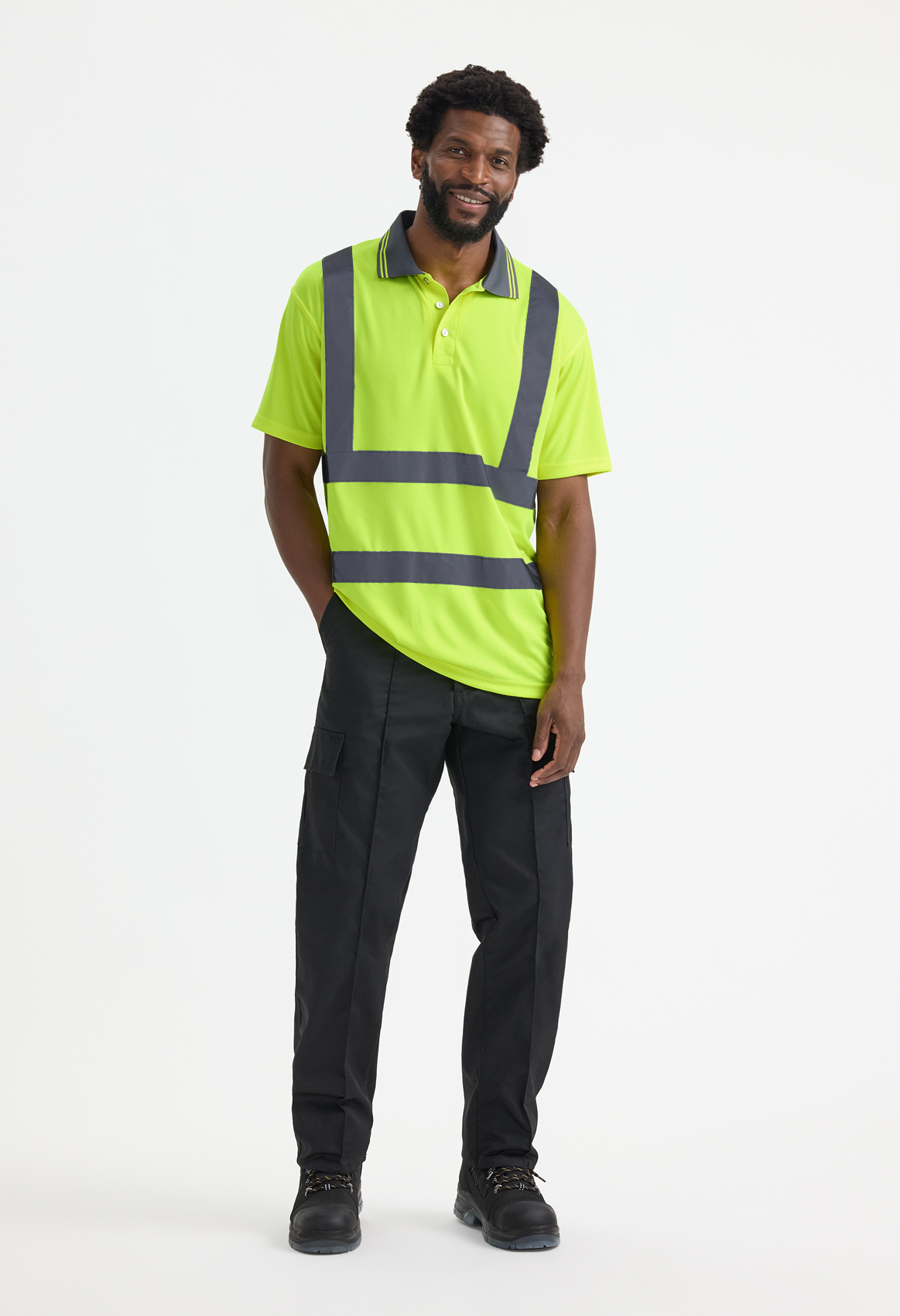 Hi Vis Short Sleeve Polo Shirt