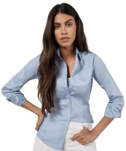 Alternative view of Women's Corporate Oxford Blouse Long-Sleeved (Tailored Fit)