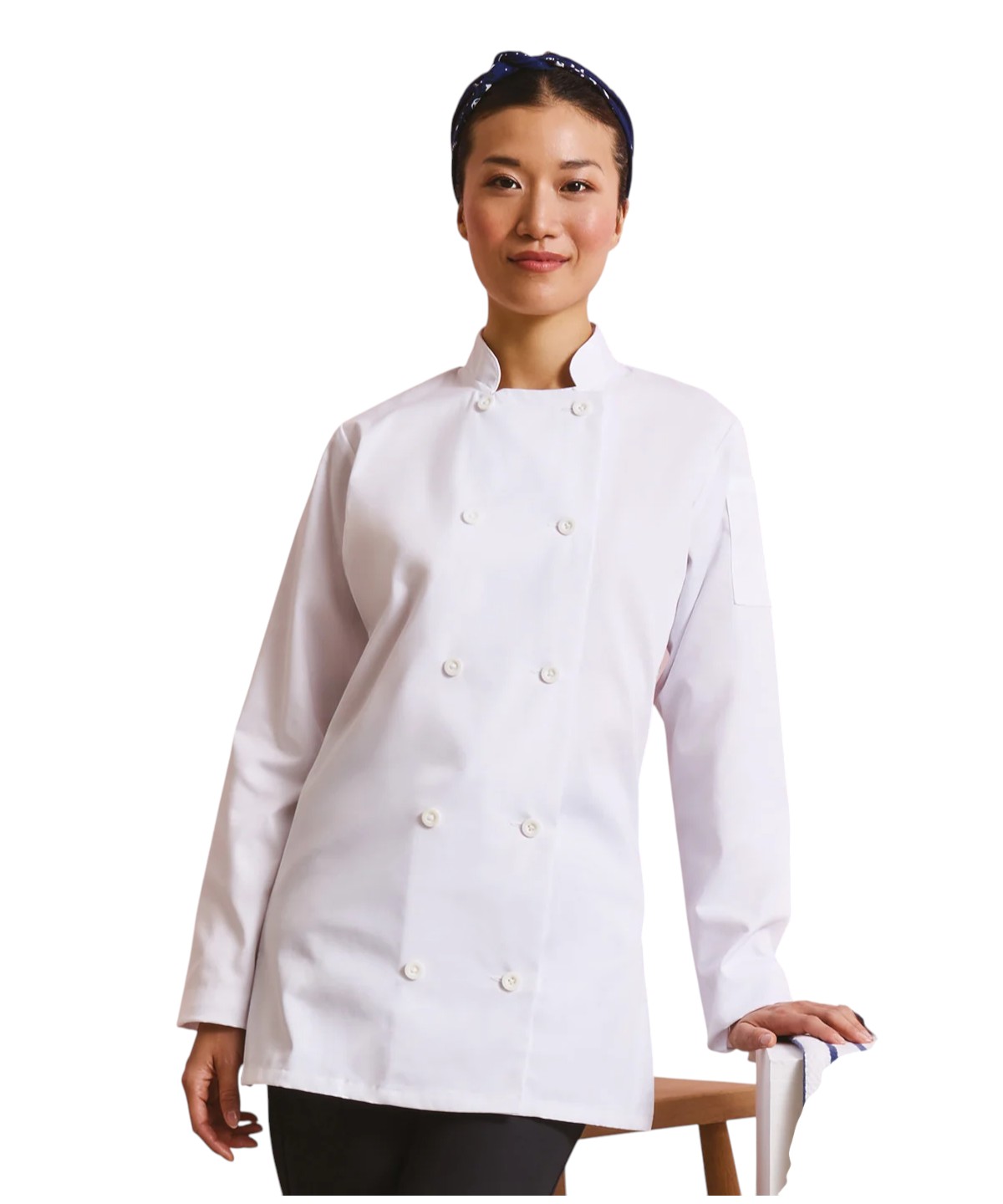 Women's Long Sleeve Chef's Jacket - Image 2