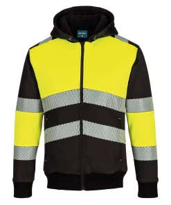 Alternative view of PW3 Hi-Vis Class 1 Winter Hoodie (PW377)